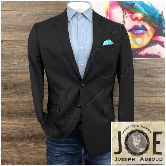 Joseph Abboud Mens Blazer Sport Coat Two Button Casual Jacket Size 42R Wool Suit